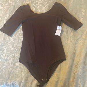 Cotton modal spandex button closure top